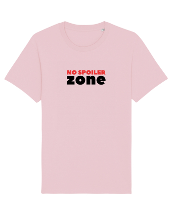 No Spoiler Zone Black Cotton Pink