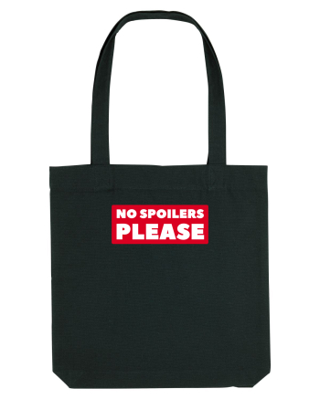 No Spoilers Please Box Black