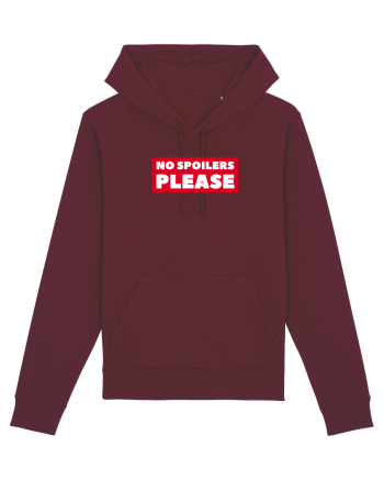 No Spoilers Please Box Burgundy