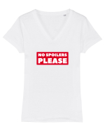 No Spoilers Please Box Tricou mânecă scurtă guler V Damă Evoker