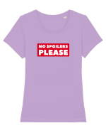 No Spoilers Please Box Tricou mânecă scurtă guler larg fitted Damă Expresser