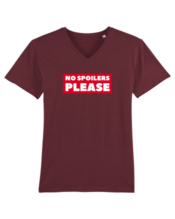 No Spoilers Please Box Burgundy