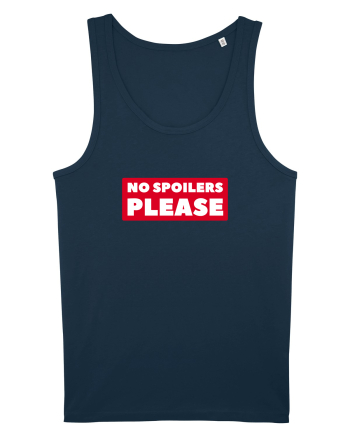 No Spoilers Please Box Navy
