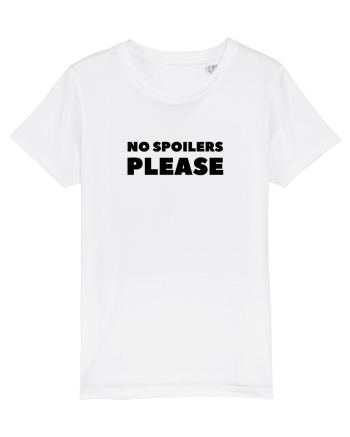 No Spoilers Please Black White