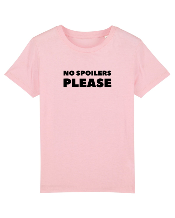 No Spoilers Please Black Cotton Pink