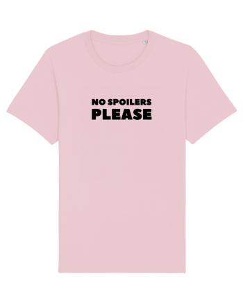 No Spoilers Please Black Cotton Pink