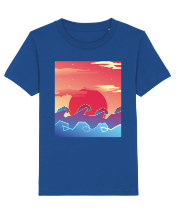 Geometric Sunset Majorelle Blue