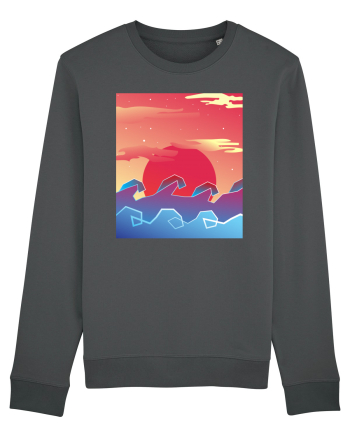 Geometric Sunset Anthracite