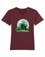 Ninja Tricou mânecă scurtă guler V Bărbat Presenter