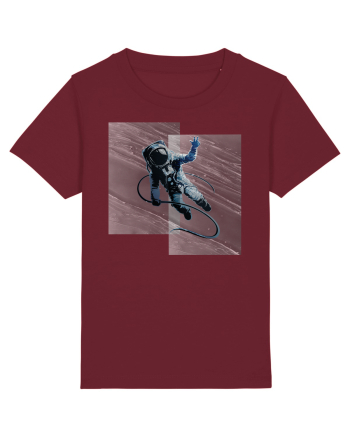 Astronaut floating between dimensions Burgundy