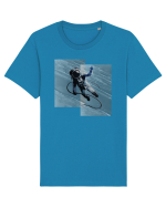 Astronaut floating between dimensions Tricou mânecă scurtă Unisex Rocker