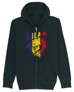 Golan Romania Tricolor Hanorac cu fermoar Unisex Connector