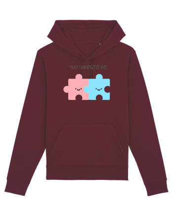 You Complete Me Burgundy