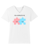 You Complete Me Tricou mânecă scurtă guler V Bărbat Presenter
