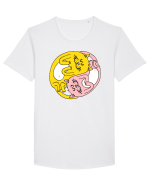 Ying & Yang Tricou mânecă scurtă guler larg Bărbat Skater
