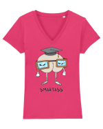 Smartass Tricou mânecă scurtă guler V Damă Evoker