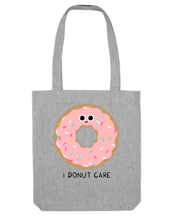 I Donut Care Heather Grey