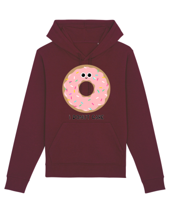 I Donut Care Burgundy