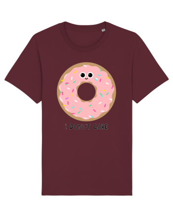 I Donut Care Burgundy