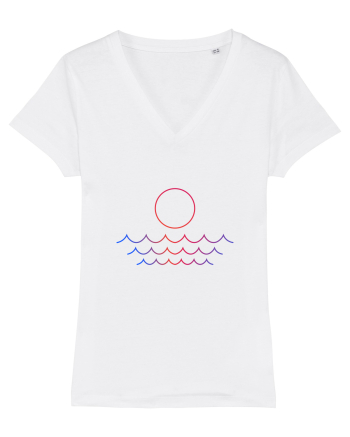Line Sunset White