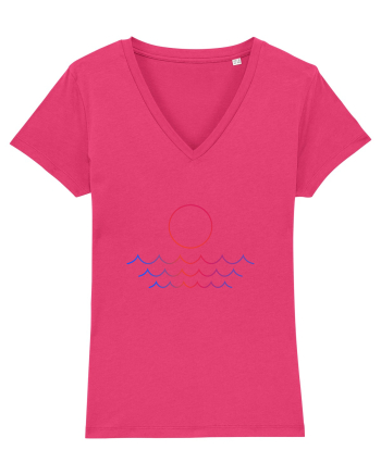 Line Sunset Raspberry
