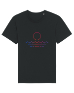 Line Sunset Tricou mânecă scurtă Unisex Rocker