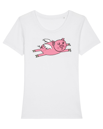 Flying Pig White