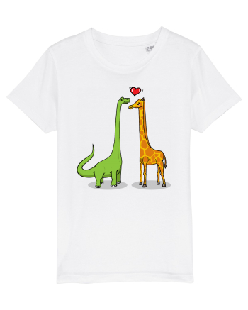 Brontosaur & Giraffe White
