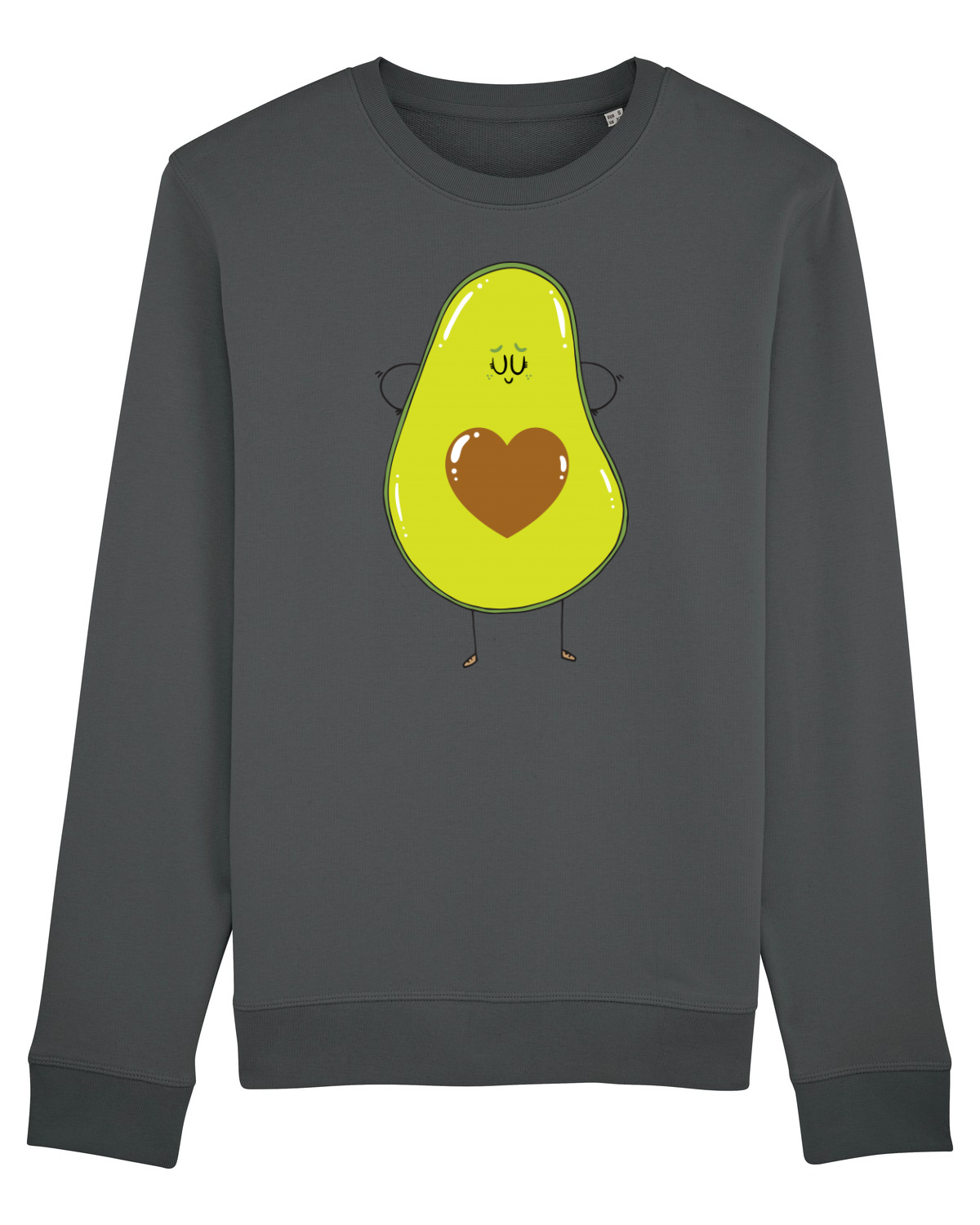 Bluză mânecă lungă Unisex Rise Anthracite