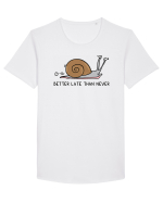 Better Late Than Never Tricou mânecă scurtă guler larg Bărbat Skater