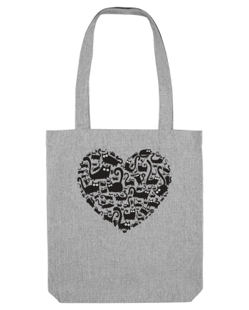 Black Cats Heather Grey