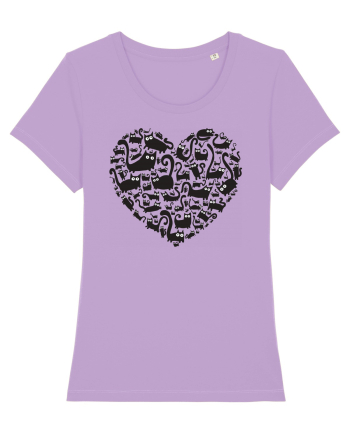 Black Cats Lavender Dawn