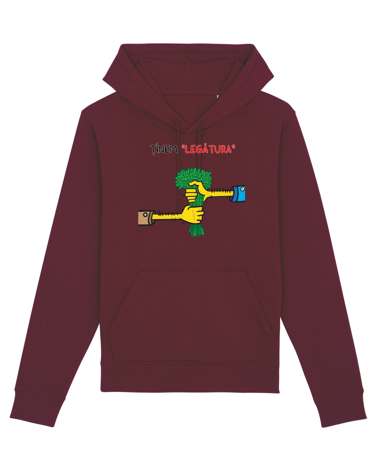 Hanorac Unisex Drummer Burgundy
