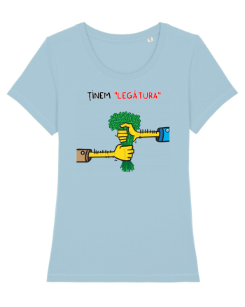 Ținem „legătura” Sky Blue
