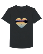 Lovers River Tricou mânecă scurtă guler larg Bărbat Skater