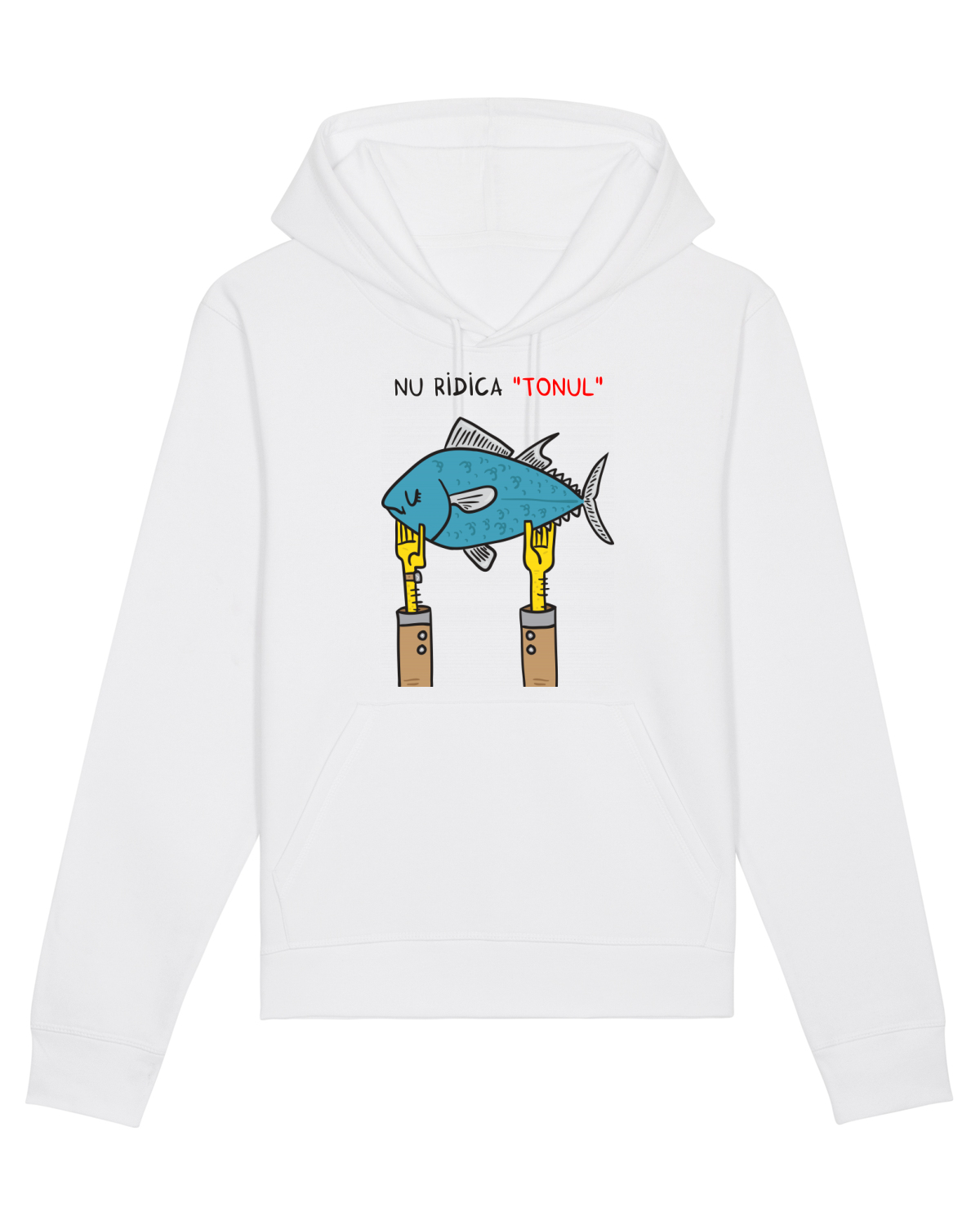 Hanorac Unisex Drummer White