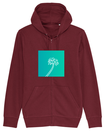 Summer Palmtree Burgundy
