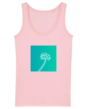 Summer Palmtree Cotton Pink