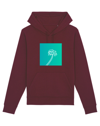 Summer Palmtree Burgundy