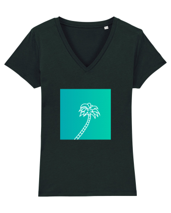 Summer Palmtree Black