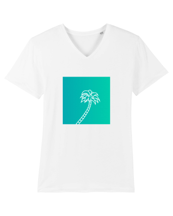 Summer Palmtree White