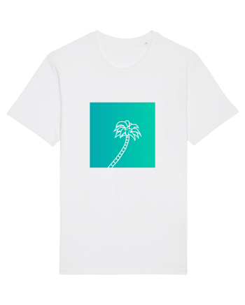 Summer Palmtree White
