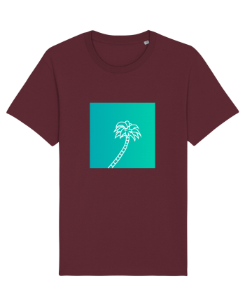 Summer Palmtree Burgundy