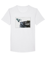 Fantasy Tricou mânecă scurtă guler larg Bărbat Skater