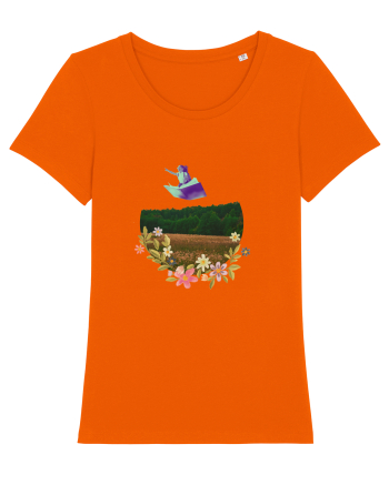In-flight travel Bright Orange