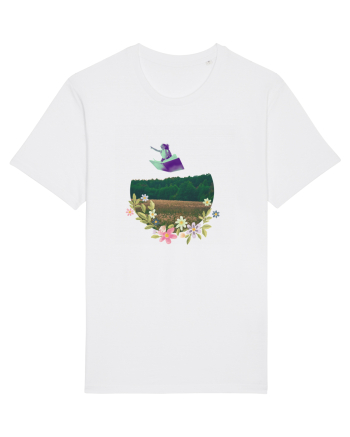 In-flight travel White