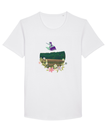 In-flight travel White
