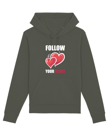 FOLLOW YOUR HEART Khaki