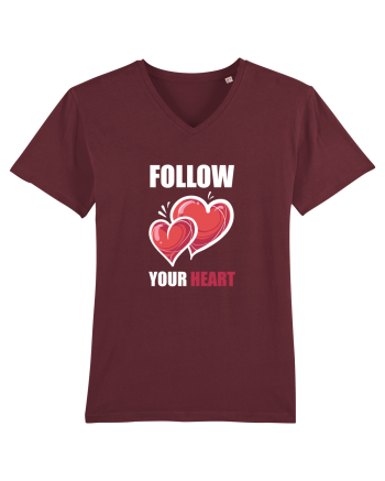FOLLOW YOUR HEART Burgundy