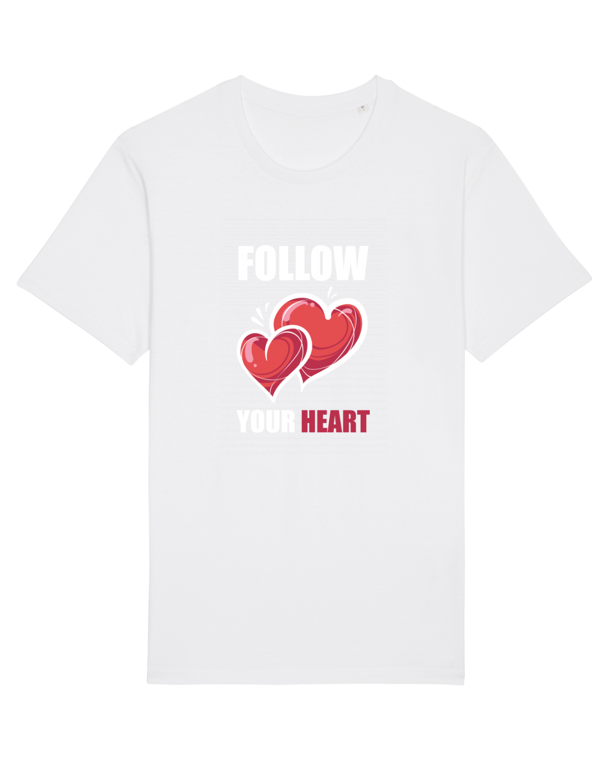 Tricou mânecă scurtă Unisex Rocker White